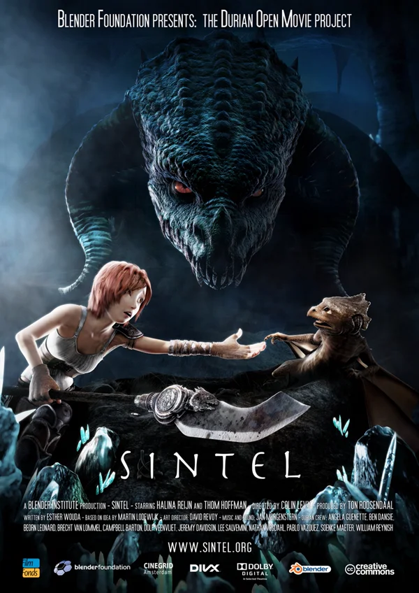 Официальный постер Sintel
